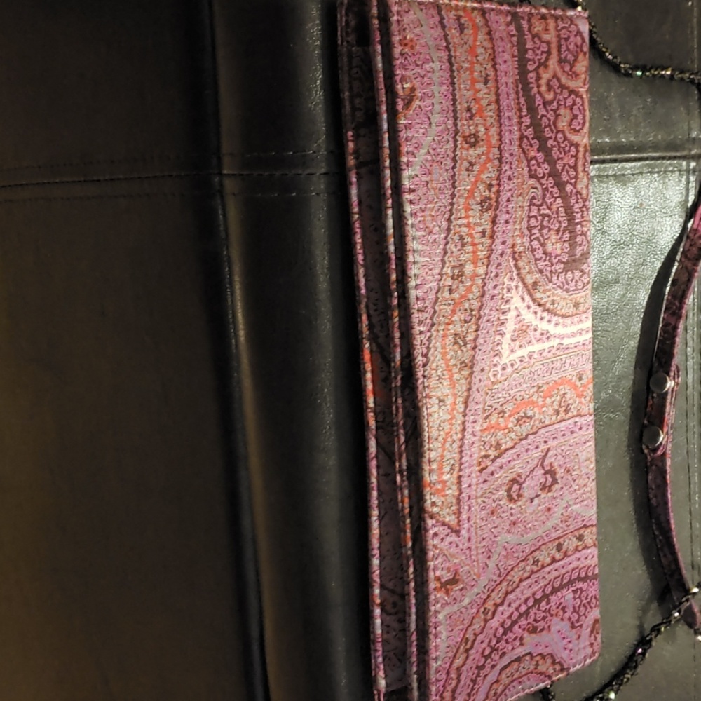 Ann Taylor Paisley Clutch